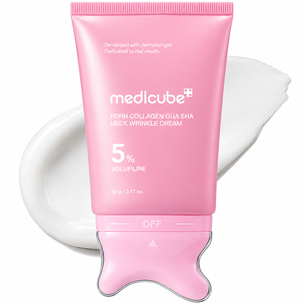 medicube PDRN Collagen Gua Sha Neck Wrinkle Cream 90 g