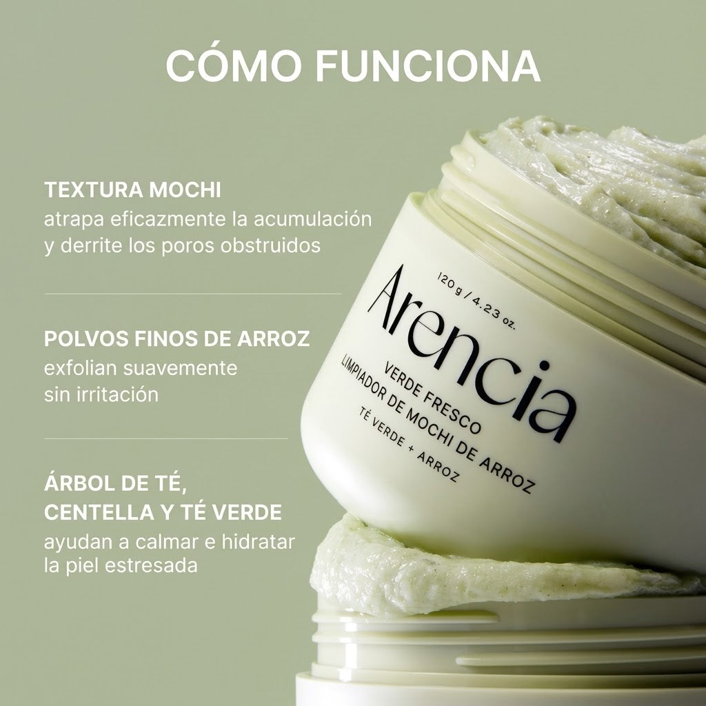 Arencia Fresh Green Rice Mochi Cleanser 120 g