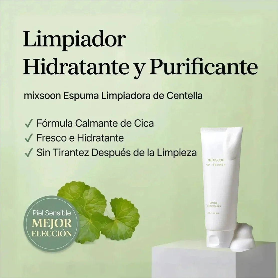 mixsoon Centella Cleansing Foam 150 ml