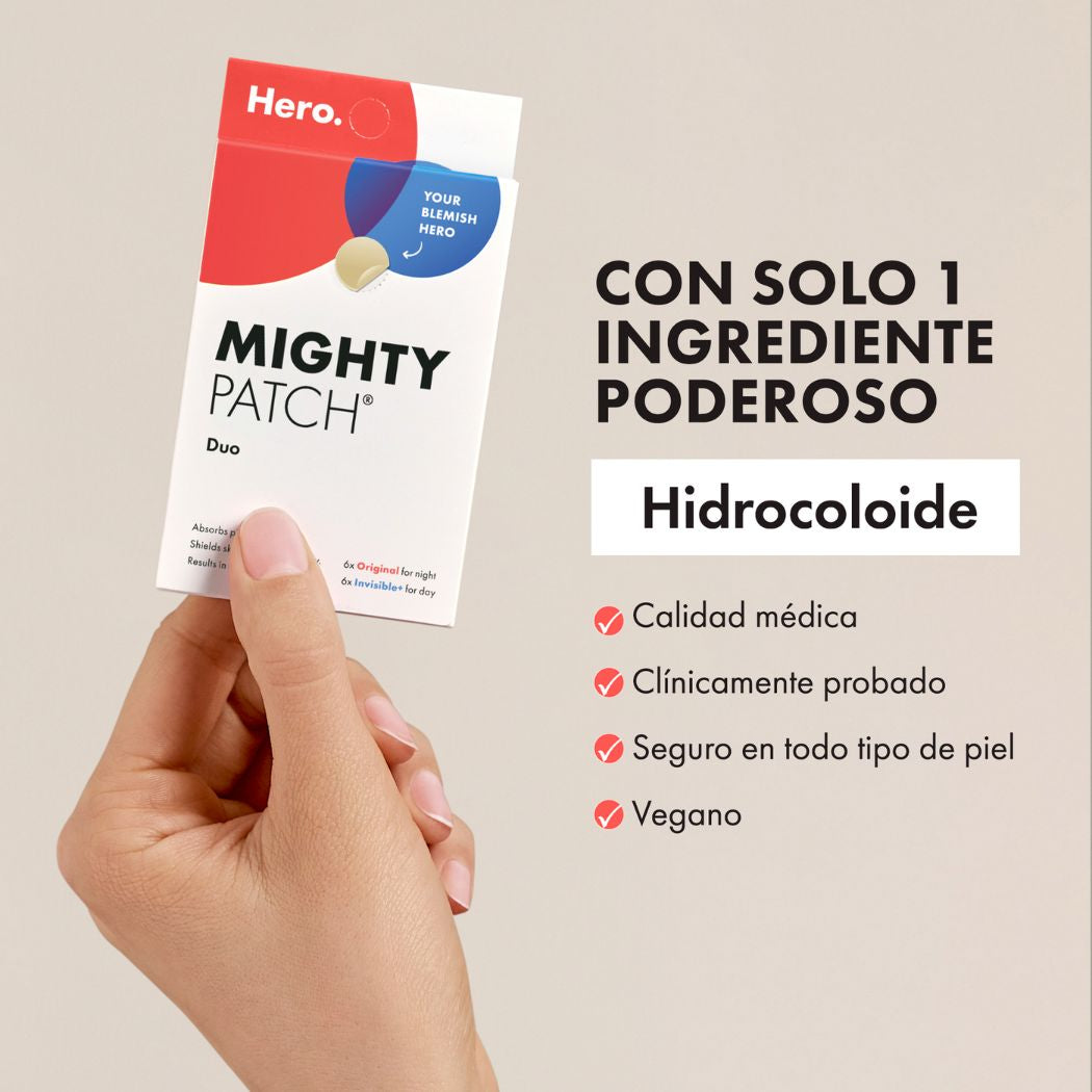 Hero Cosmetics Mighty Patch Duo Original + Invisible (12 parches)