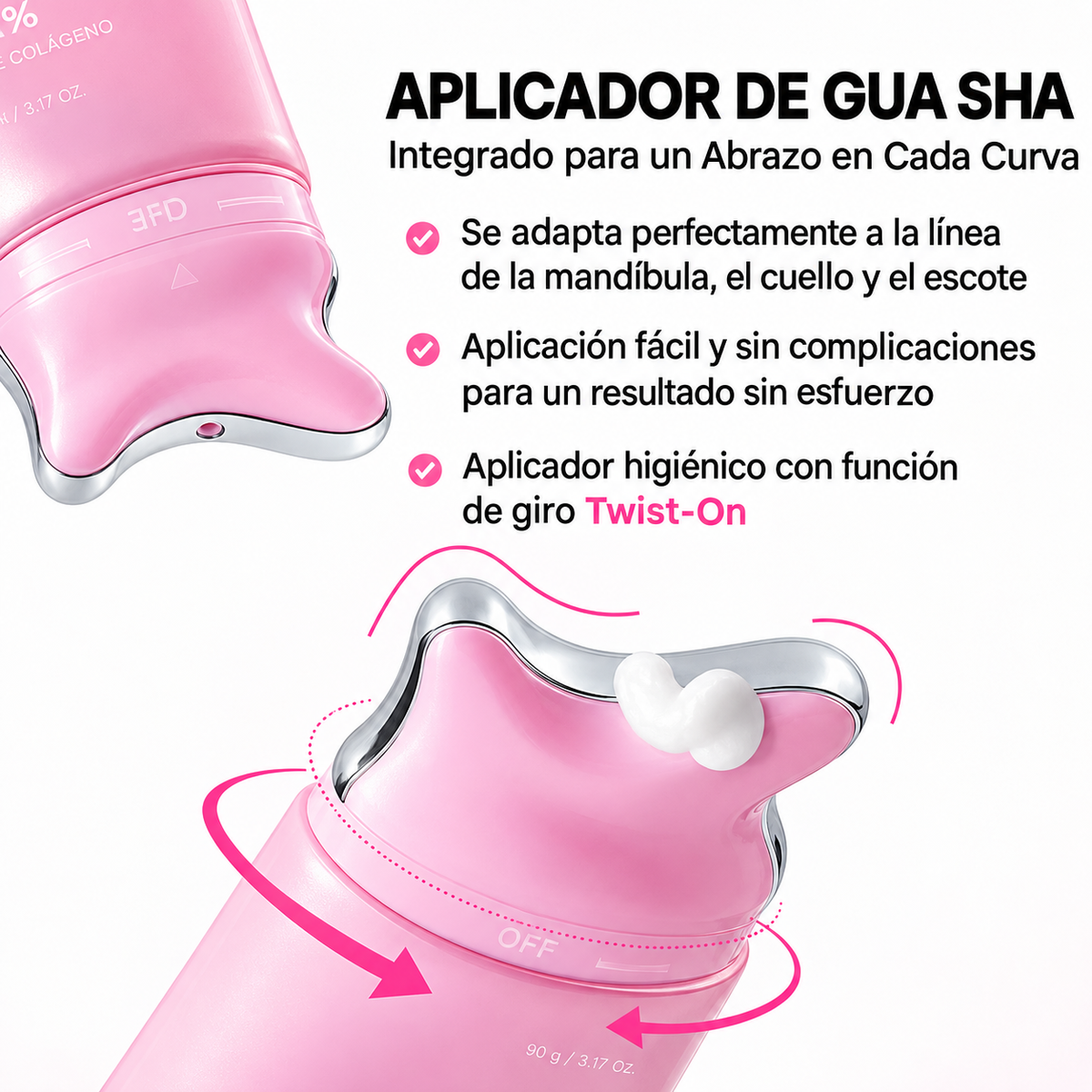medicube PDRN Collagen Gua Sha Neck Wrinkle Cream 90 g